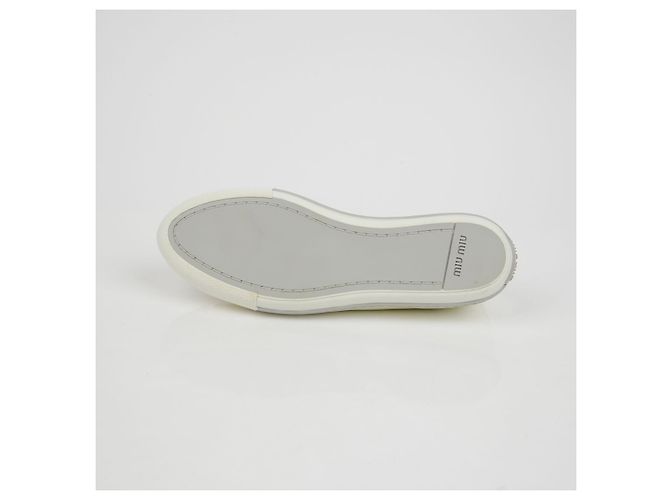 Miu Miu Nieten-Sneaker Größe Weiß - Ansicht 10