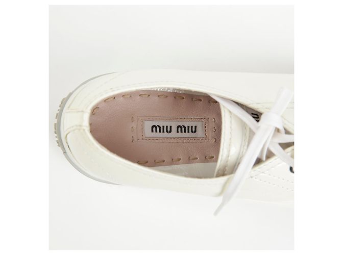Miu Miu Nieten-Sneaker Größe Weiß - Ansicht 12