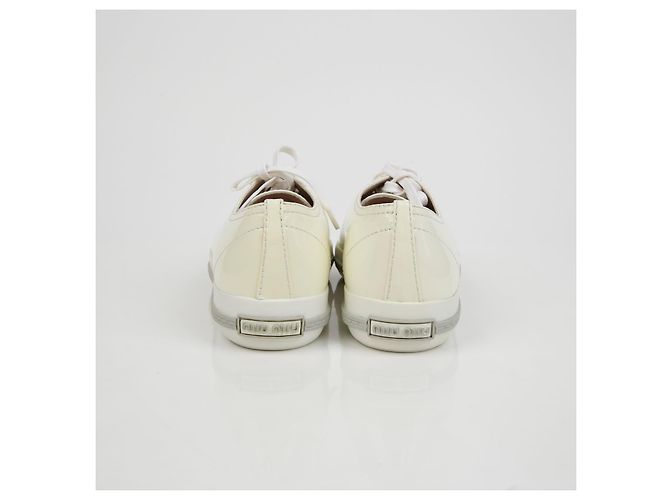 Miu Miu Nieten-Sneaker Größe Weiß - Ansicht 7