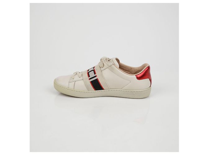 Gucci Sneakers Ace Banding Bianco - vista 10