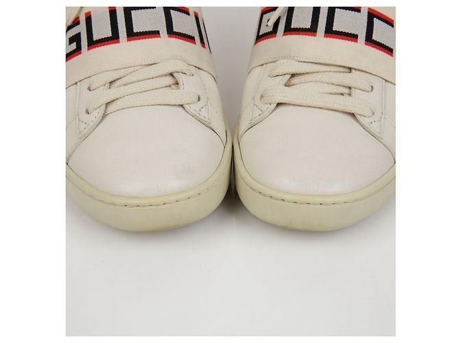 Gucci Sneakers Ace Banding Bianco - vista 5
