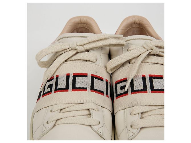 Gucci Sneakers Ace Banding Bianco - vista 6