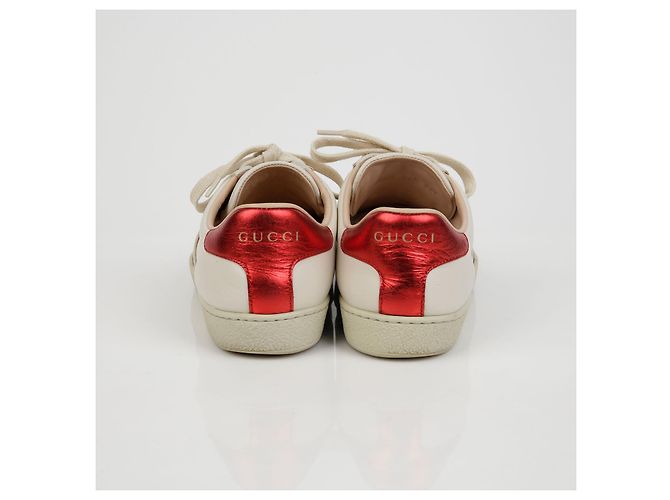 Gucci Sneakers Ace Banding Bianco - vista 8