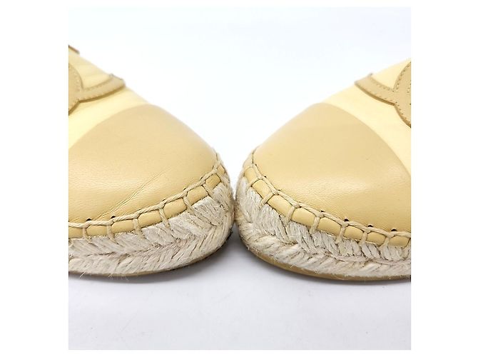 Chanel Espadrilles Gelb - Ansicht 2
