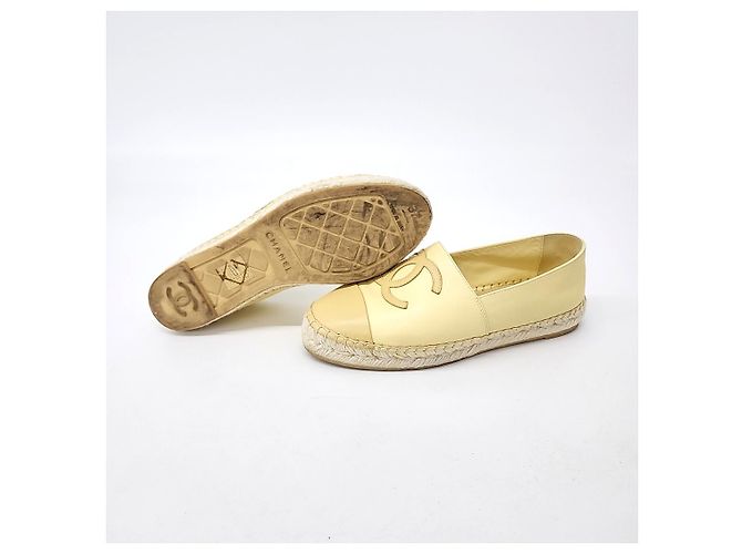 Chanel Espadrilles Gelb - Ansicht 4