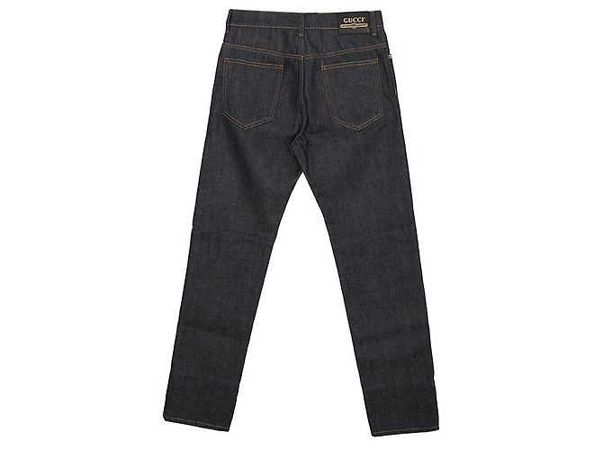 Gucci Jeans mit Umschlag Größe Blau - Ansicht 2