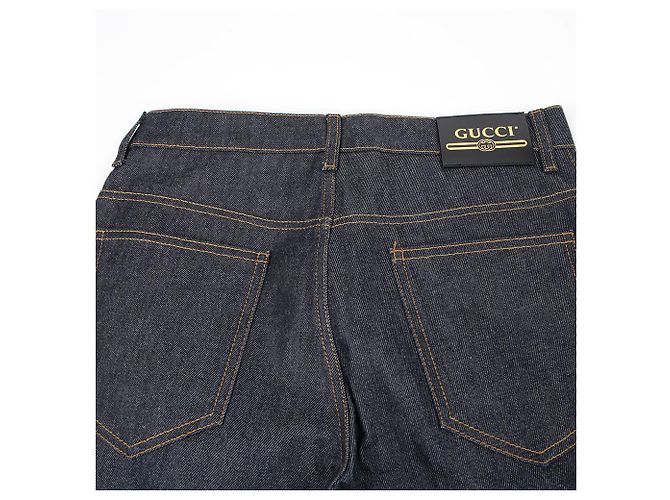 Gucci Jeans mit Umschlag Größe Blau - Ansicht 5