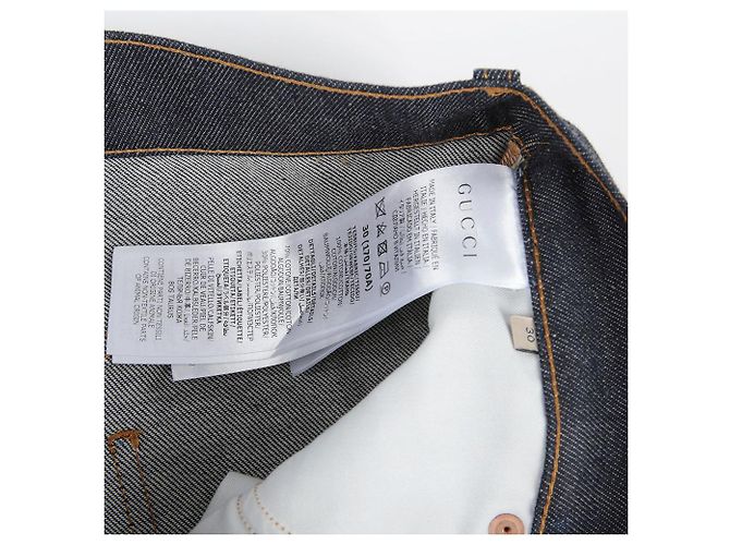 Gucci Jeans mit Umschlag Größe Blau - Ansicht 7