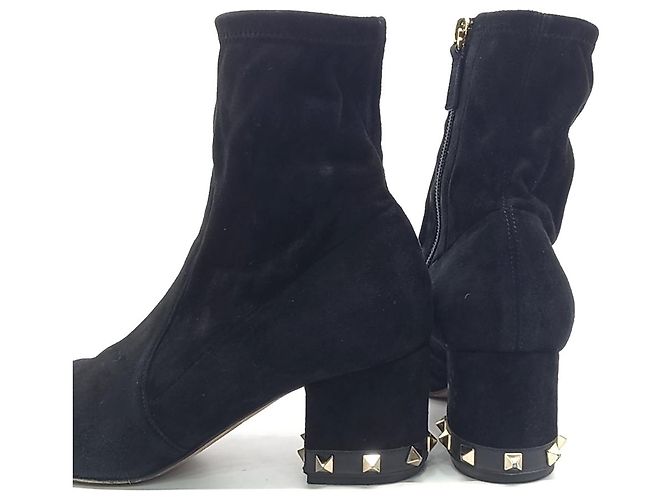 Botines de ante Valentino Negro - vista 3