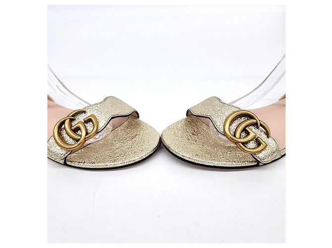 Gucci Marmont Sandalen Golden - Ansicht 2