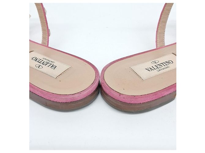 Pantofole Valentino Rockstud Rosa - vista 3