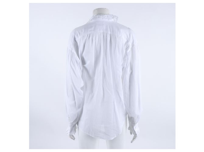 Blusa de manga larga Isabel Marant Étoile Blanco - vista 3