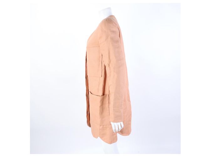 Chloé Chloe Leinenjacke Orange - Ansicht 2