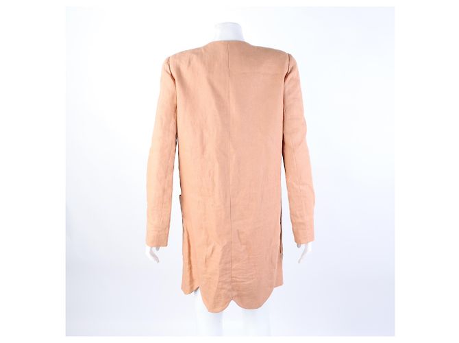 Chloé Chloe Leinenjacke Orange - Ansicht 3