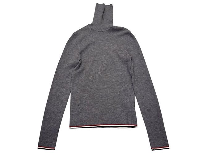 Thom Browne Größe Strickpullover mit Rollkragen aus Merinowolle für Damen Braun - Ansicht 3