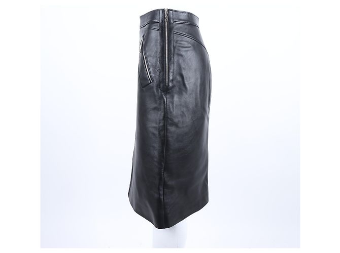 Louis Vuitton Lederrock Schwarz - Ansicht 2