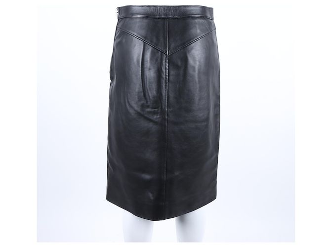 Louis Vuitton Lederrock Schwarz - Ansicht 3