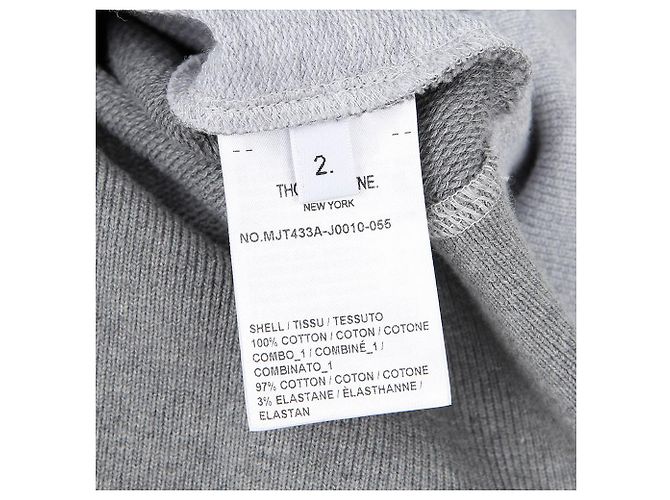 Thom Browne Zweifarbiger Asymmetrischer Sweatshirt Größe Braun - Ansicht 8