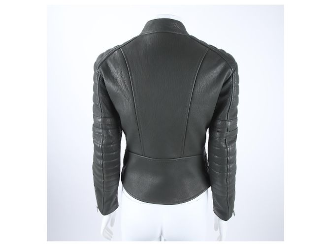 Céline Chaqueta de cuero Castaño - vista 3