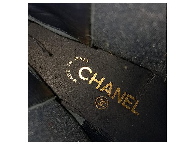 Stivaletti Chanel Blu - vista 6