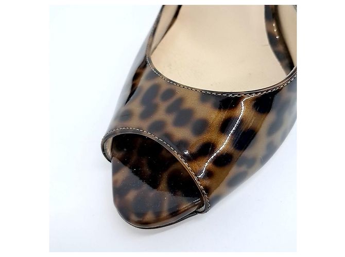 Jimmy Choo Lack offene Absätze Mehrfarben - Ansicht 5