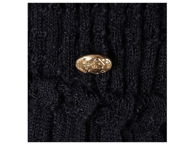 Abito in maglia leggera a maniche corte Chanel Nero - vista 4