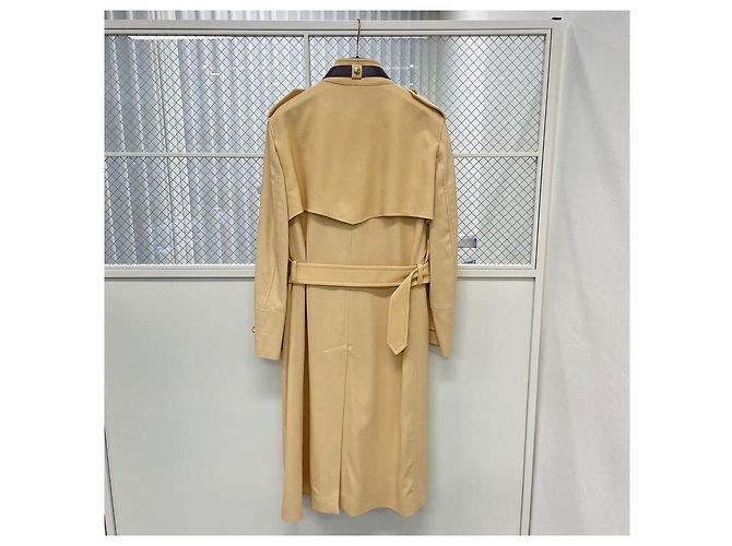 Louis Vuitton Trench coat con cuello y cinturón Castaño - vista 5
