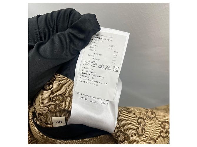 Gucci Wendbarer Karomantel Braun - Ansicht 8