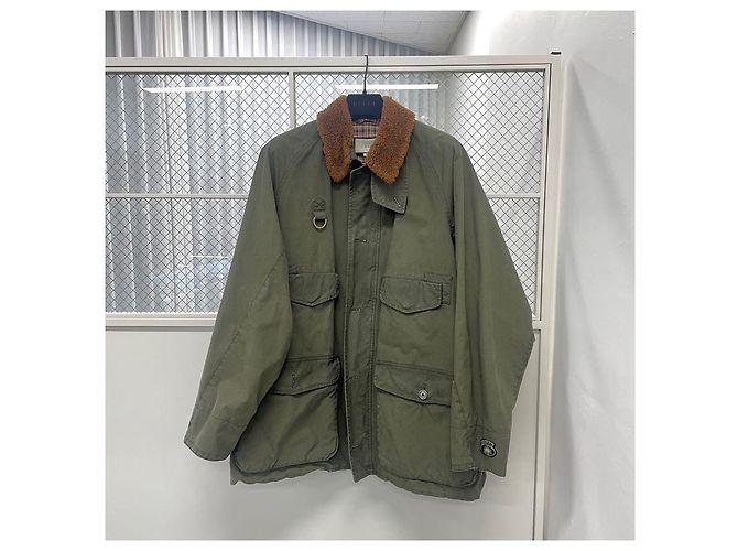 Gucci Shearling Collar Cargo Field Jacket Brown - view 2