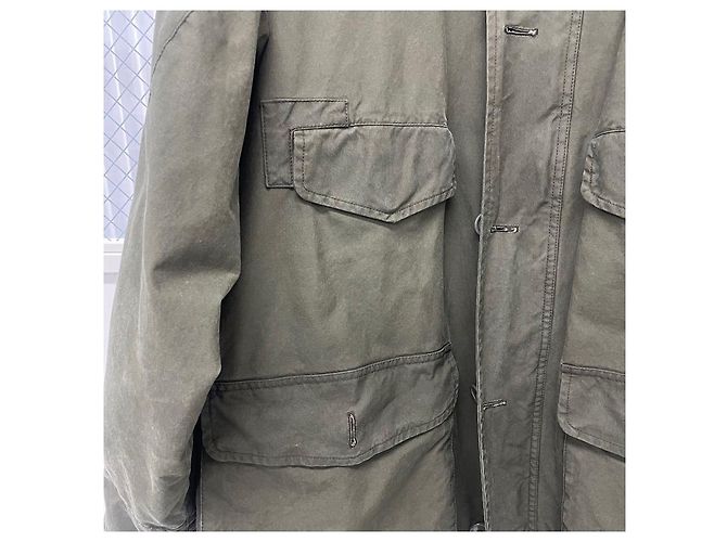Gucci Shearling Collar Cargo Field Jacket Brown - view 4