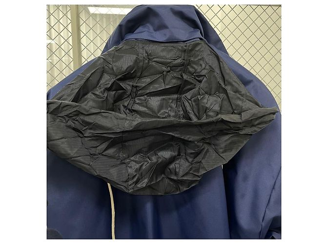 Gucci Felpa con cappuccio e zip Kai Blu - vista 7