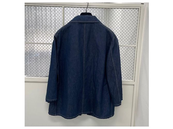 Gucci Stone Washed Denim Jacke Blau - Ansicht 8
