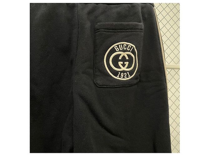 Gucci Interlocking Training Track Pants Black - view 3