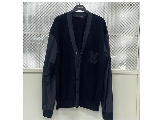 Louis Vuitton Technischer Hybrid-Cardigan Schwarz - Ansicht 2