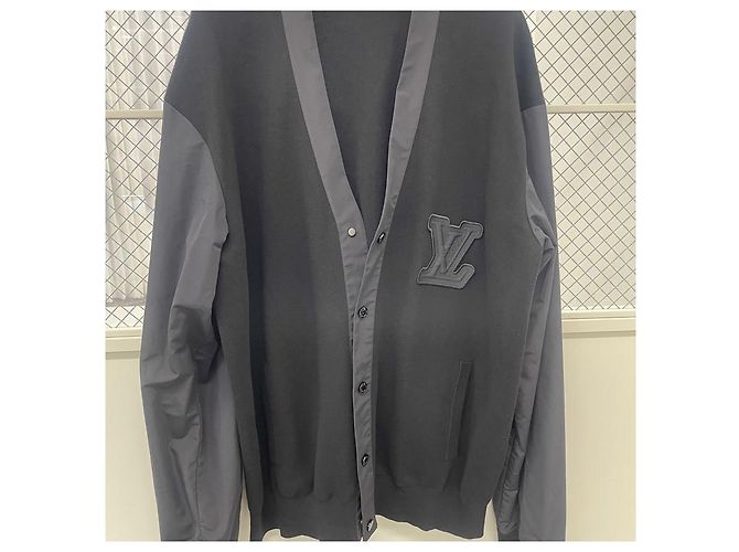 Louis Vuitton Technischer Hybrid-Cardigan Schwarz - Ansicht 3