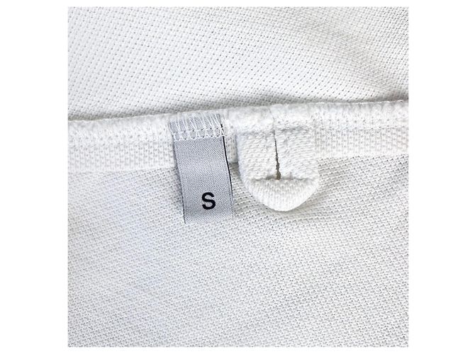 Moncler Gamma Blau Polo Kurzarm T-Shirt Weiß - Ansicht 8