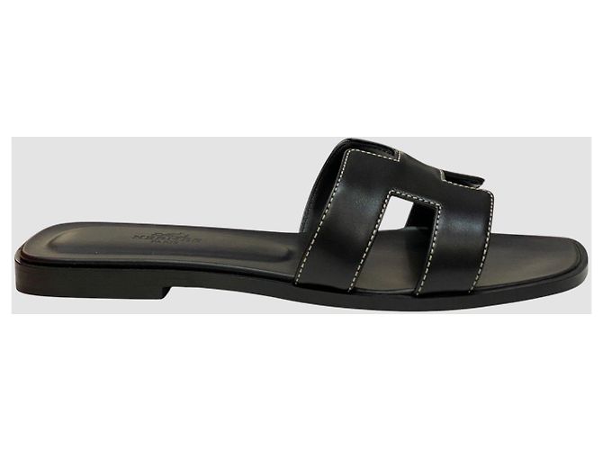 Hermès Sandali Oran da Donna Neri Nero - vista 2
