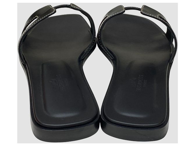 Hermès Sandali Oran da Donna Neri Nero - vista 7