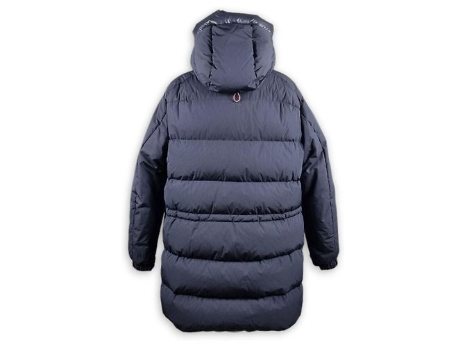 Giacca Lunga in Piuma Moncler Commerce per Uomo Blu - vista 3