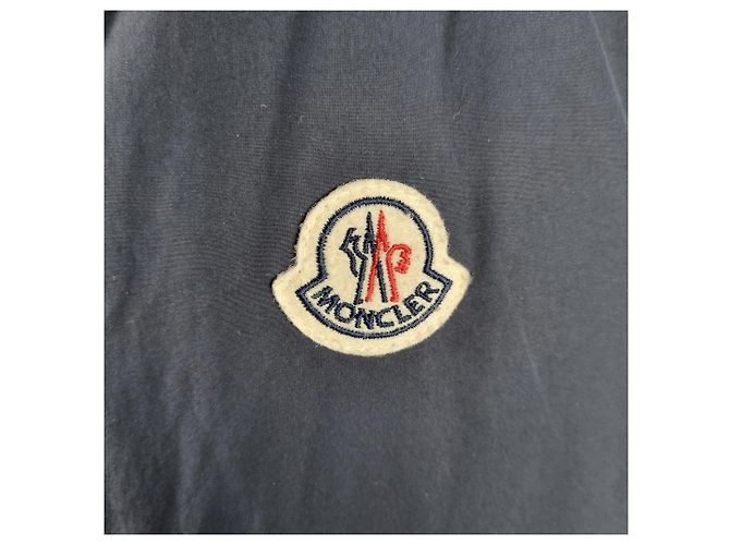 Giacca Lunga in Piuma Moncler Commerce per Uomo Blu - vista 7