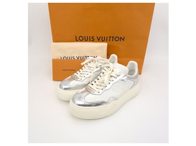 Louis Vuitton Groovy Plattform Sneakers von LV Weiß - Ansicht 10