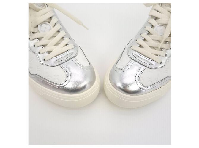 Louis Vuitton Groovy Plattform Sneakers von LV Weiß - Ansicht 3