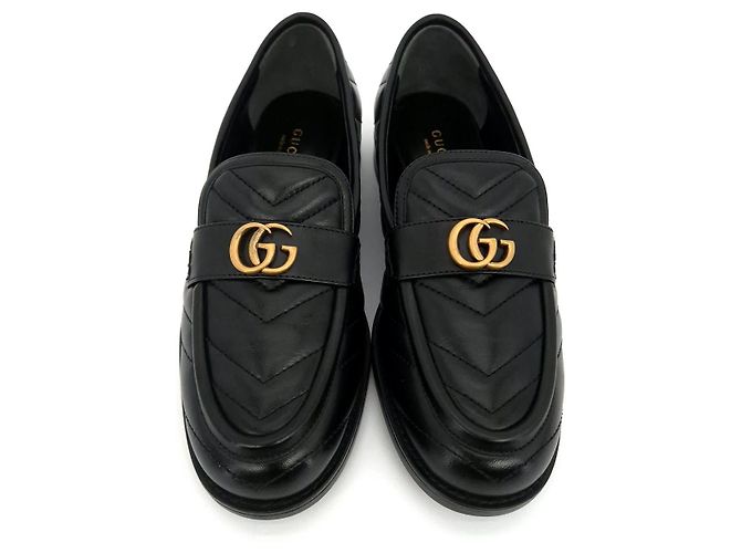 Gucci Mocassini Marmont Nero - vista 2