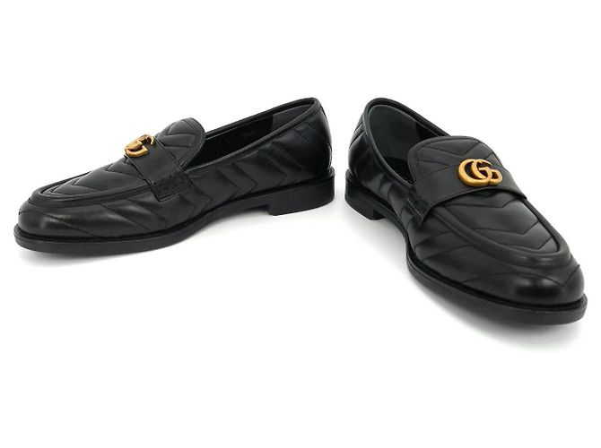 Gucci Mocassini Marmont Nero - vista 3