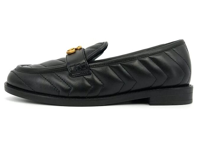 Gucci Mocassini Marmont Nero - vista 6