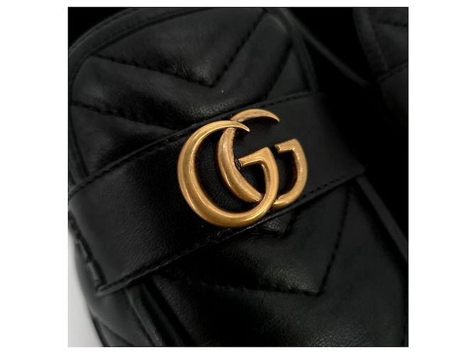 Gucci Mocassini Marmont Nero - vista 8