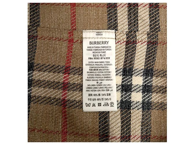 Burberry Oversized Hemdjacke Braun - Ansicht 10