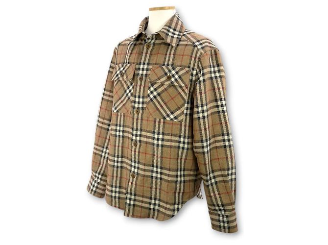 Burberry Oversized Hemdjacke Braun - Ansicht 2