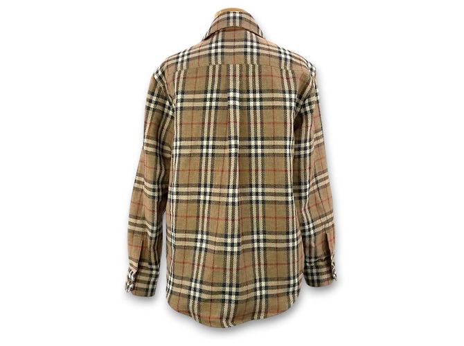 Burberry Oversized Hemdjacke Braun - Ansicht 4