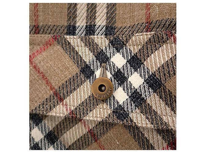Burberry Oversized Hemdjacke Braun - Ansicht 7